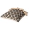 Deerlux 16" Handwoven Cotton Throw Pillow Cover with Ogee Pattern and Tasseled Top, Charcoal QI004313.CH - alternate 5